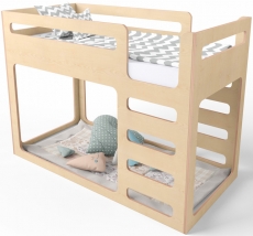 Ліжко двоярусне IndigoWood Cubed wood 160x80см